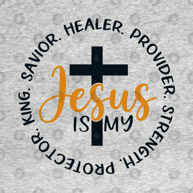 Jesus Savior Healer Provider Strength Protector King by Mystic Dragon Designs